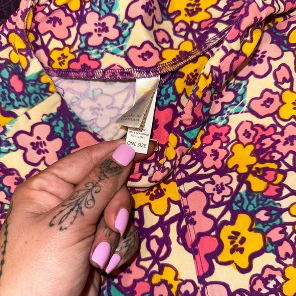 Floral Patterned Leggings - Picture 3 of 4